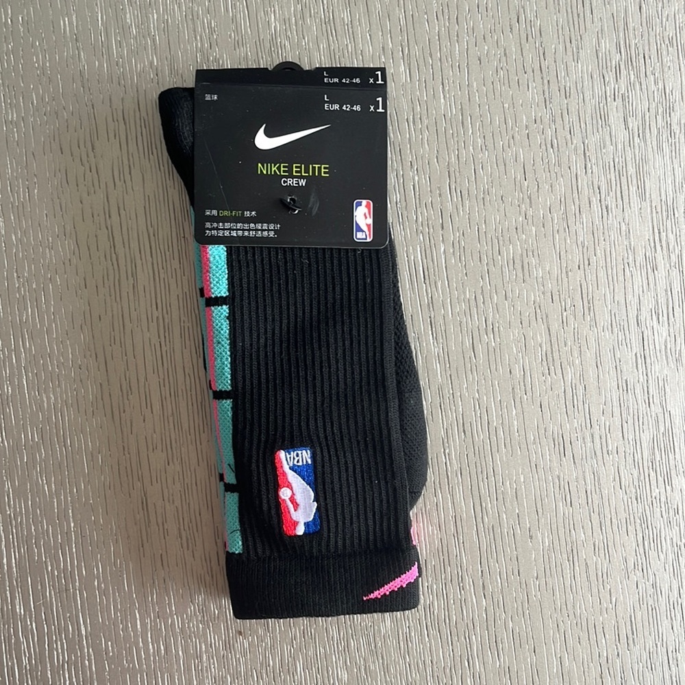 Nike DRI-FIT Elite NBA Basketball Socks Full Length US 8 - 12 Large - Picture 2 of 4